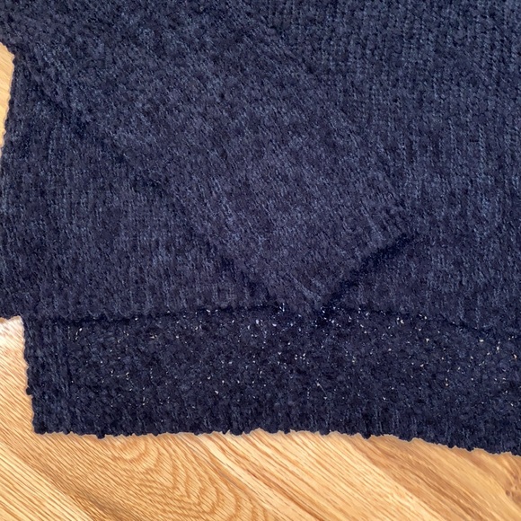 NWOT Bobeau Popcorn Yarn Turtle Neck Sweater Black - Picture 7 of 9